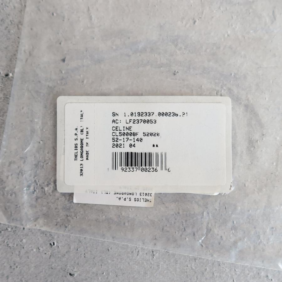 逸品】 メガネ セリーヌ ボストン クリア グレー アジアンフィット