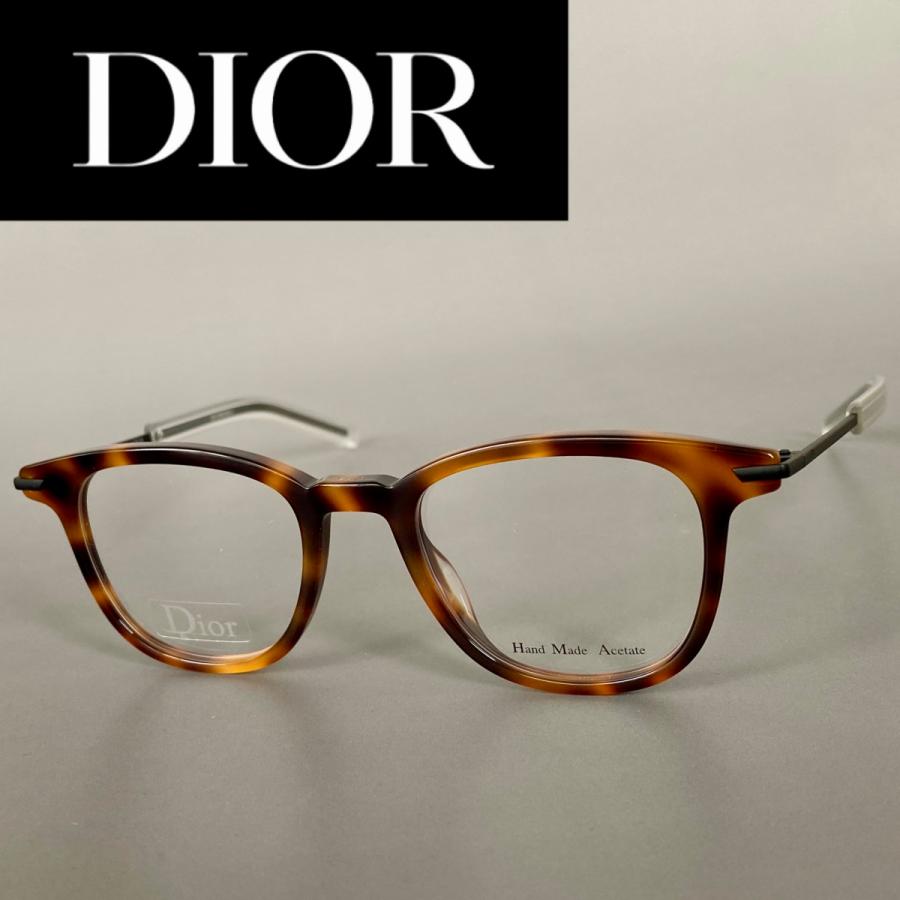 Dior HOMME メガネ ディオール ウェリントン べっ甲 ブラック Dior HOMME メガネ ディオール ウェリントン べっ甲 ブラック