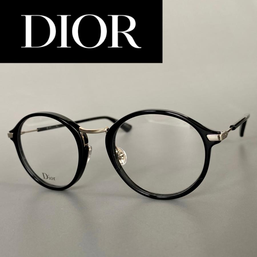 Christian Dior Dioressence 6 ディオール ブラック メガネ ボストン 