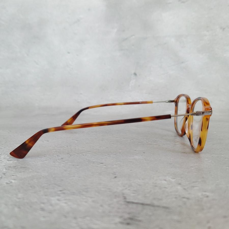 Christian Dior メガネ ディオール ボストン べっ甲 シルバー メタル  