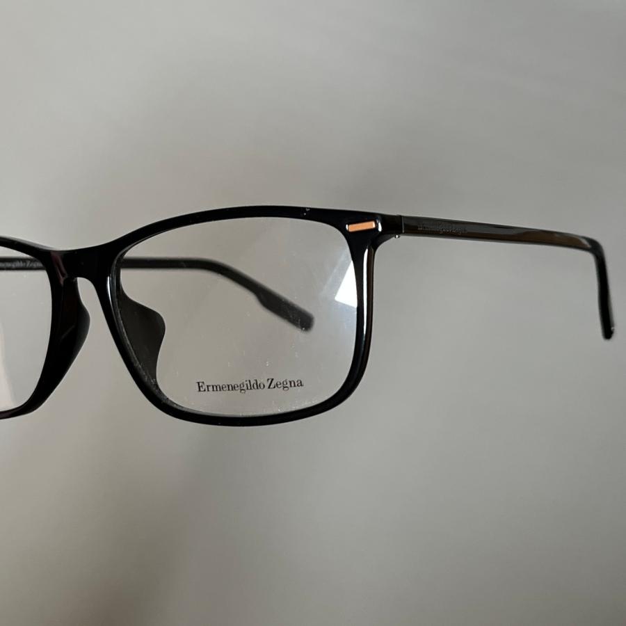 エルメネジルドゼニア メガネ ウェリントン アジアンフィット ブラック 黒 軽い ZEGNA（ゼニア） 【並行輸入品】エルメネジルドゼニア メガネ