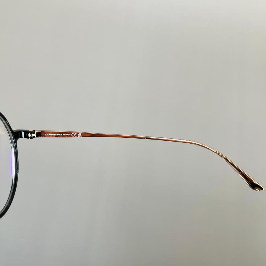 TOM FORD EYEWEAR トムフォード メガネ オーバル FT5703 ブラック