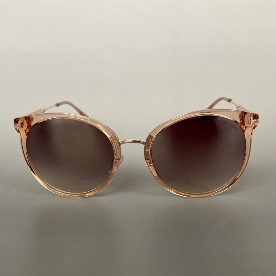 逸品 Tom 大人気キャットアイフレームの人気カラー Ford ミラーレンズ サングラス キャットアイ ピンク シャイニー トムフォード Ft0727 財布 帽子 ファッション小物
