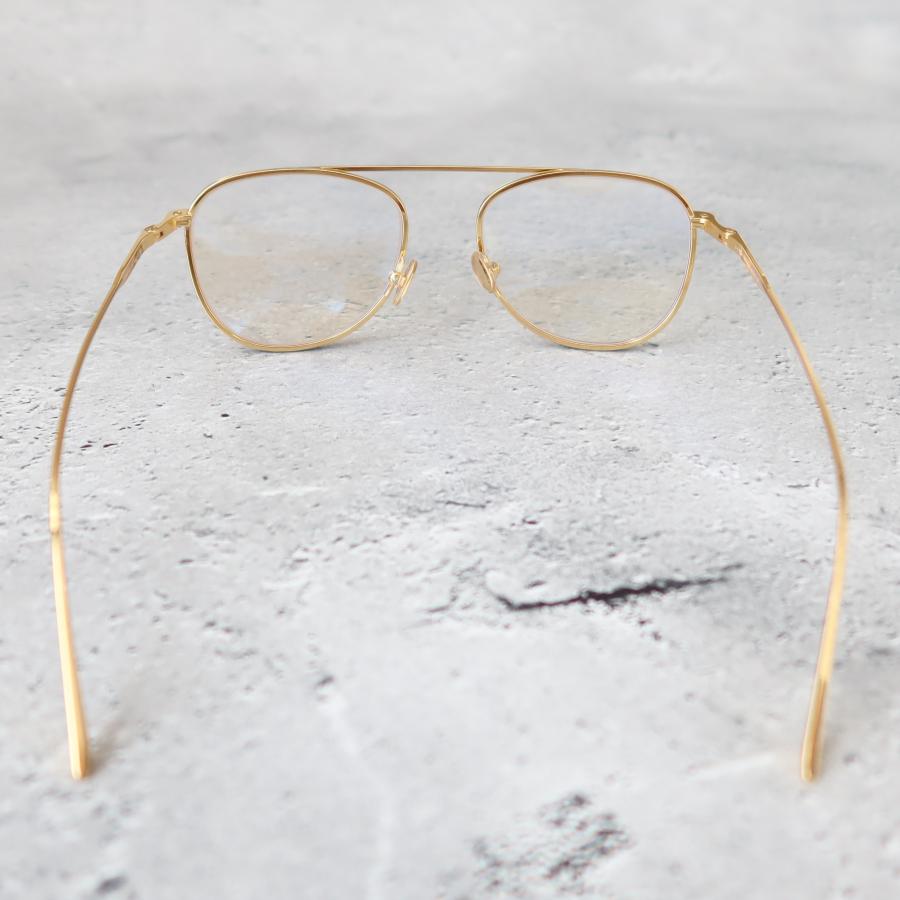 TOM FORD EYEWEAR メガネ トムフォード パイロット ブラック ゴールド