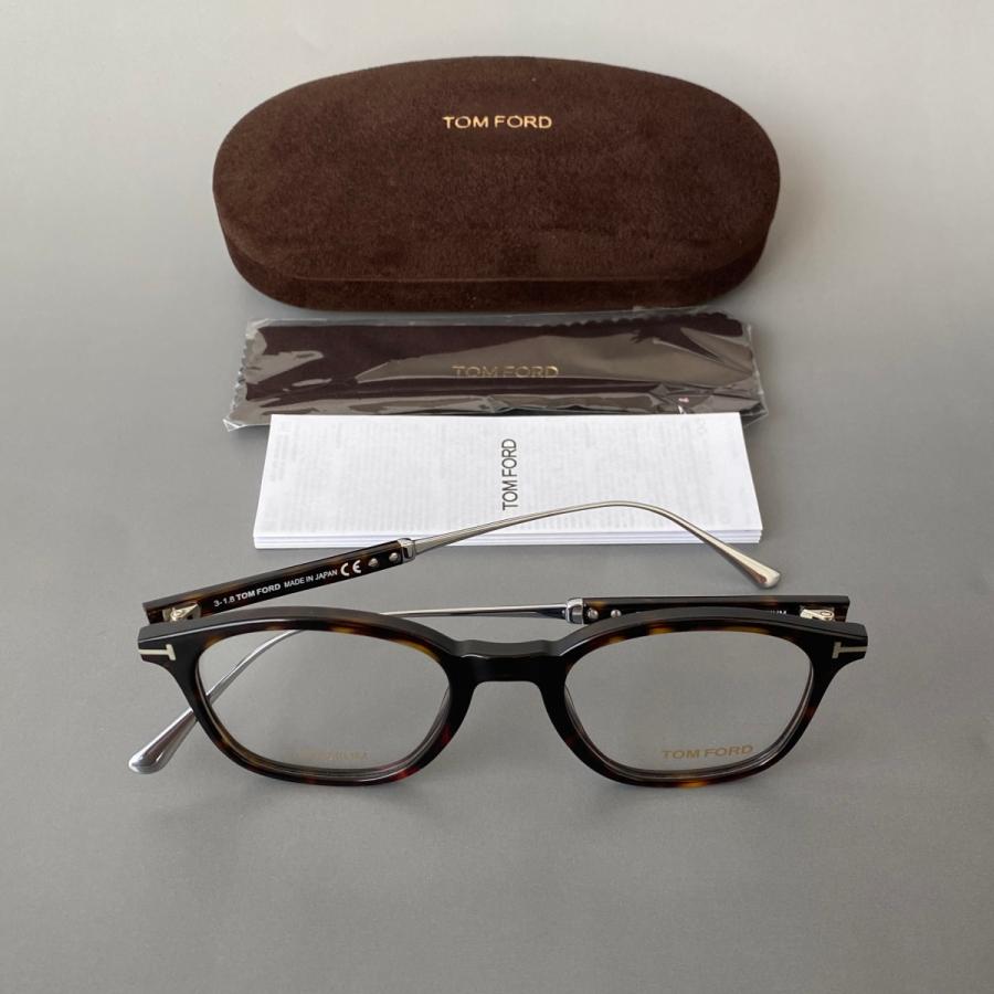 TOM FORD EYEWEAR メガネ トムフォード 鼈甲 シルバー 新品 べっ甲 銀 