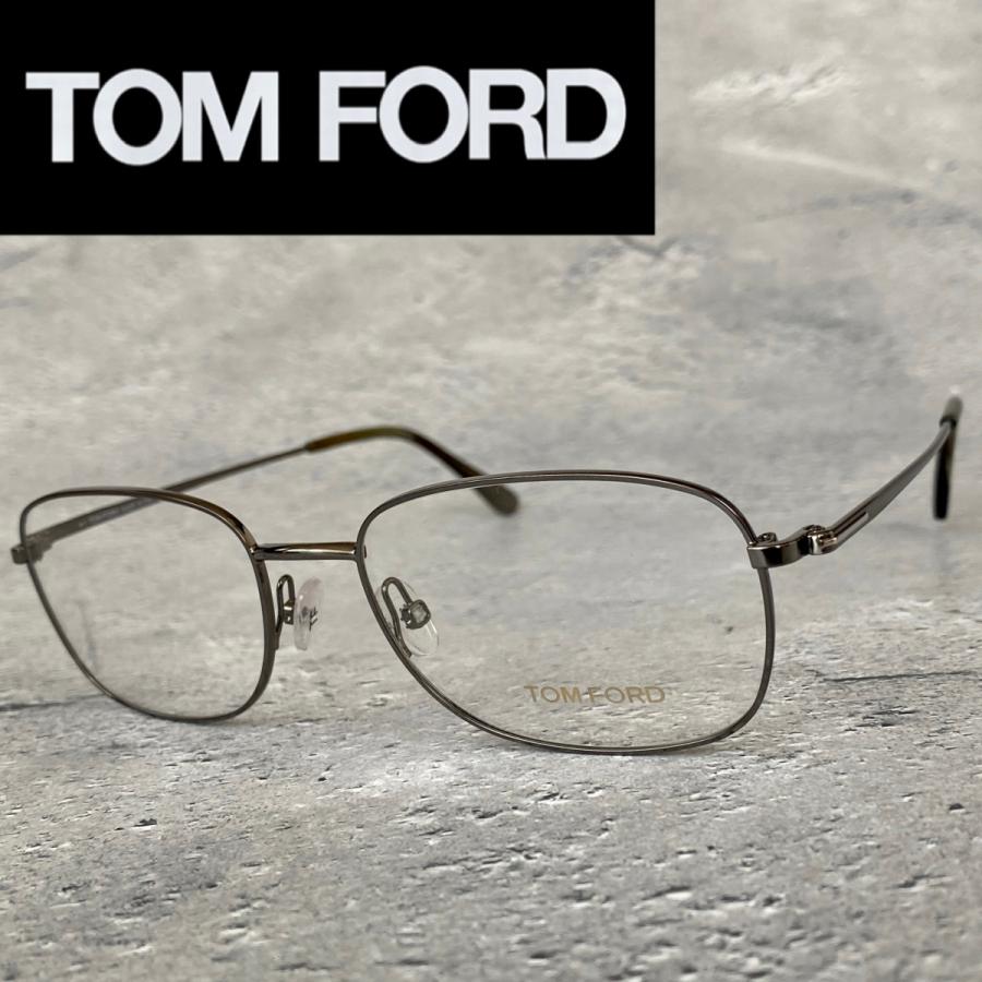 TOM FORD EYEWEAR メガネ トムフォード クローム メタル 新品 オーバル