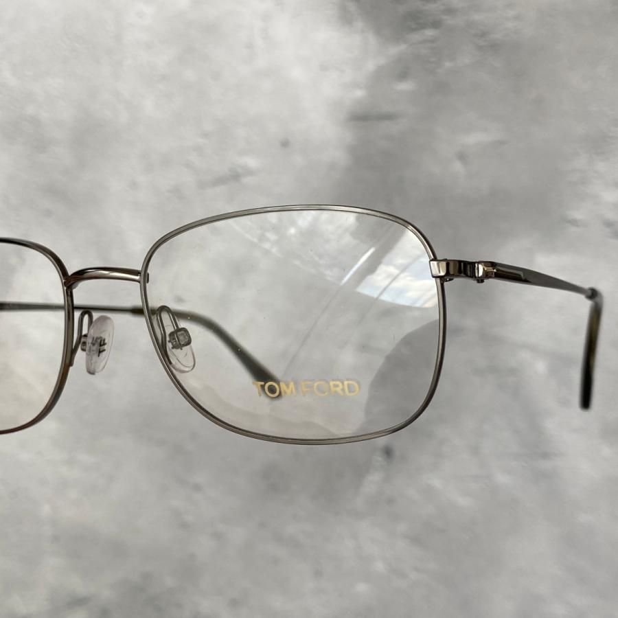 TOM FORD EYEWEAR メガネ トムフォード クローム メタル 新品 オーバル