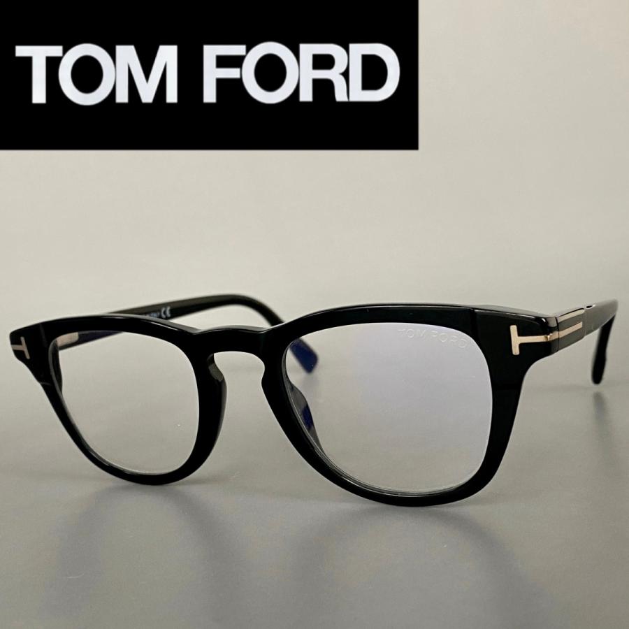 メガネ トムフォード ウェリントン ブラック ゴールド 略し 黒 金 PCメガネ 