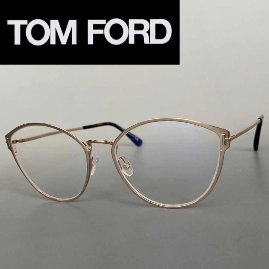TOM FORD EYEWEAR メガネ トムフォード キャットアイ ローズゴールド