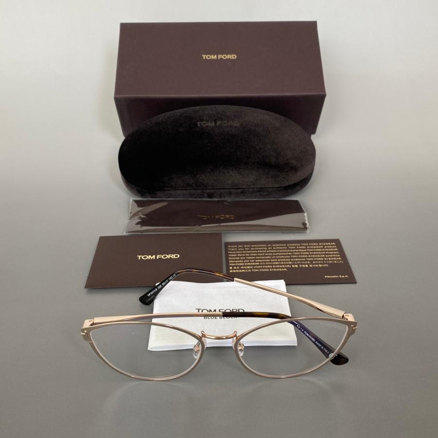 TOM FORD EYEWEAR メガネ トムフォード キャットアイ ローズゴールド