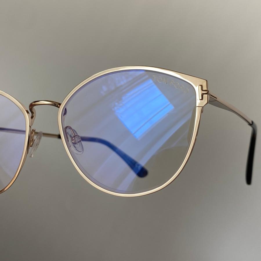 TOM FORD EYEWEAR メガネ トムフォード キャットアイ ローズゴールド