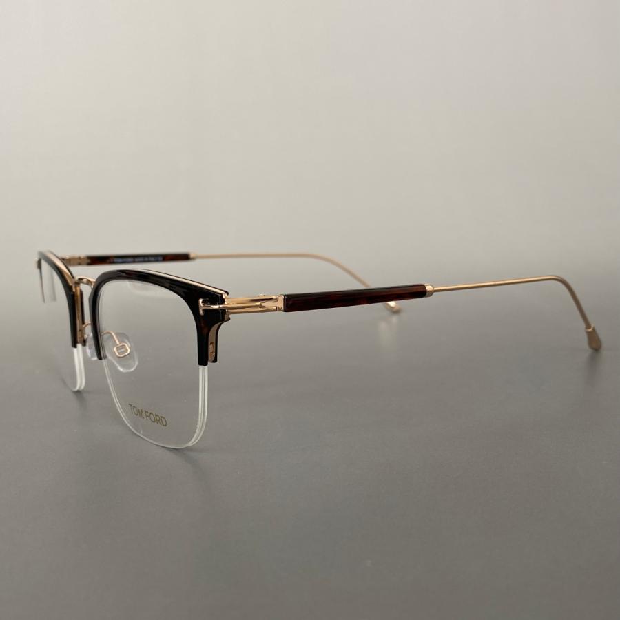 TOM FORD EYEWEAR メガネ トムフォード ハーフリム べっ甲 TOM FORD EYEWEAR メガネ トムフォード ハーフリム べっ甲