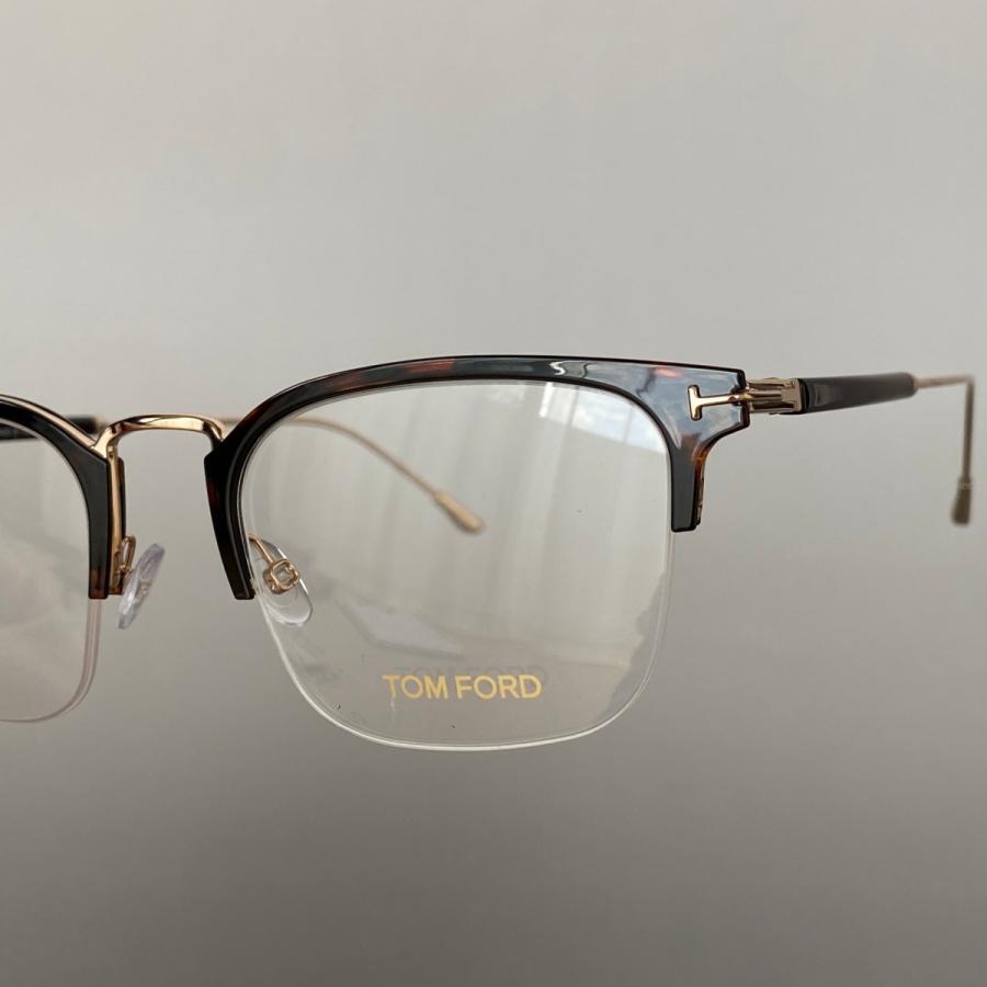 TOM FORD EYEWEAR メガネ トムフォード ハーフリム べっ甲 TOM FORD EYEWEAR メガネ トムフォード ハーフリム べっ甲