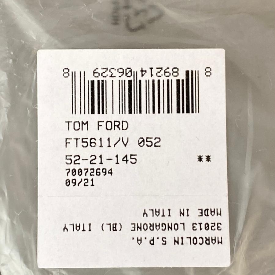 TOM FORD EYEWEAR メガネ トムフォード ハーフリム べっ甲 ゴールド