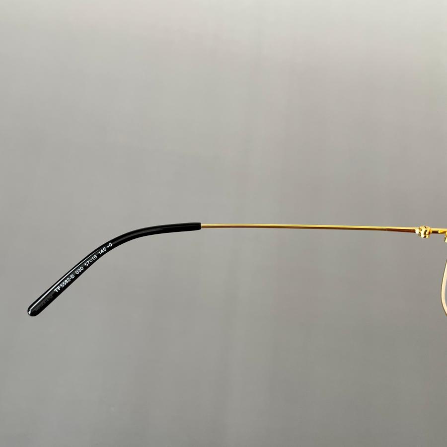 TOM FORD EYEWEAR メガネ トムフォード スクエア ゴールド メタル 新品
