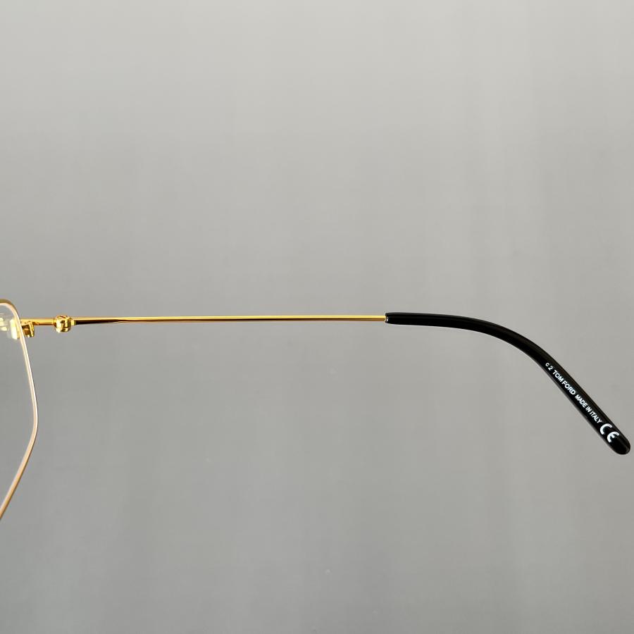 TOM FORD EYEWEAR メガネ トムフォード スクエア ゴールド メタル 新品
