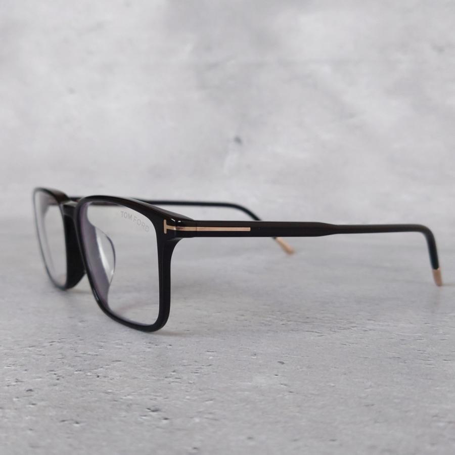 TOM FORD EYEWEAR メガネ トムフォードTOM スクエア ブラック ゴールド