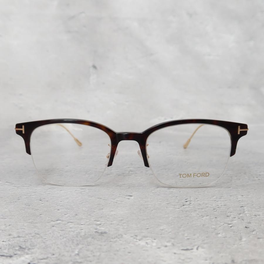 TOM FORD EYEWEAR メガネ トムフォードTOM ハーフリム べっ甲柄
