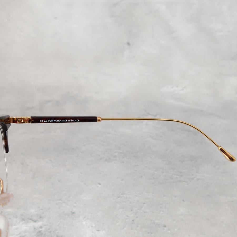 TOM FORD EYEWEAR メガネ トムフォードTOM ハーフリム べっ甲柄