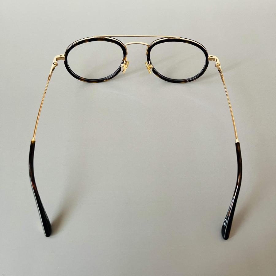 トムフォード メガネ ティアドロップ ゴールド ブラウン ツーブリッジ 金 TOM FORD EYEWEAR 【並行輸入品】トムフォード メガネ ティアドロップ