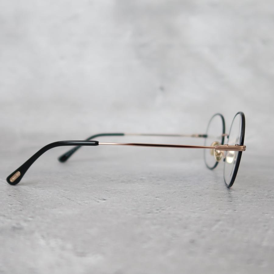 TOM FORD EYEWEAR メガネ トムフォード オーバル ブラック ゴールド