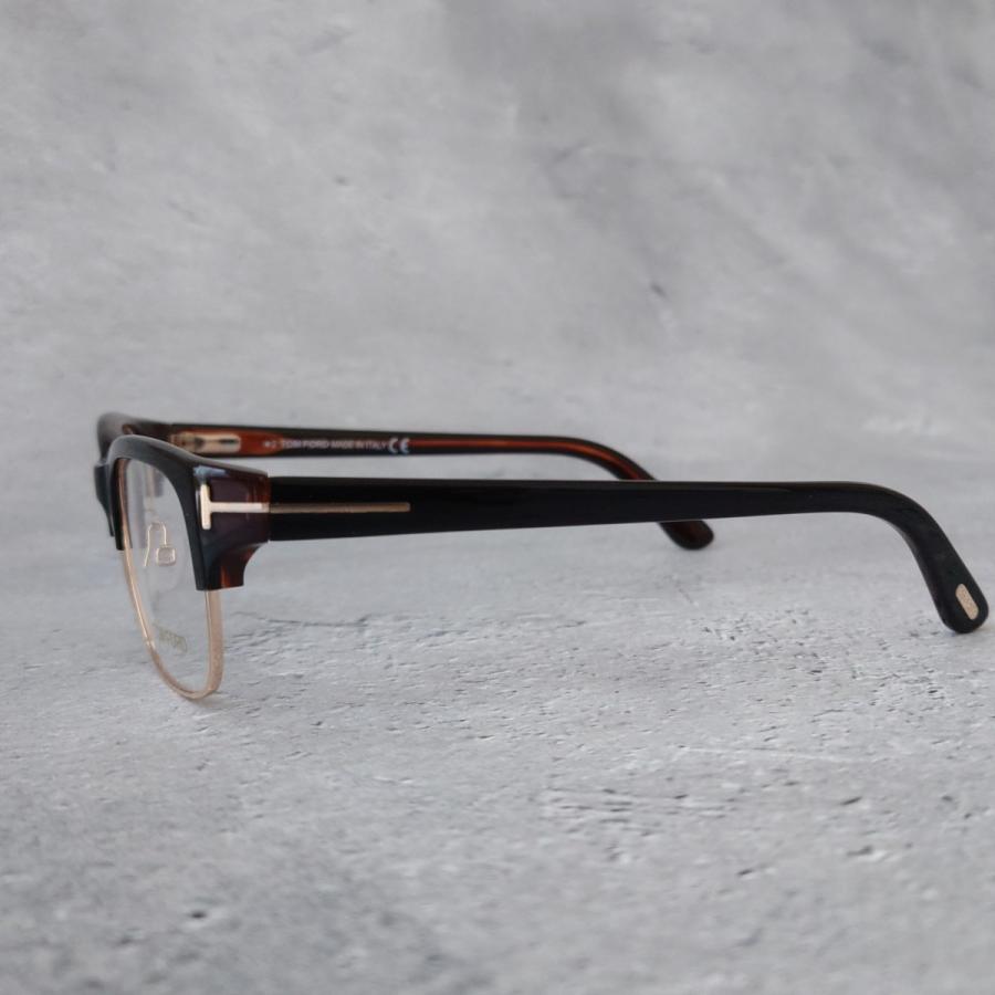 TOM FORD EYEWEAR メガネ トムフォード ハーフリム ブラック TOM FORD EYEWEAR メガネ トムフォード ハーフリム ブラック