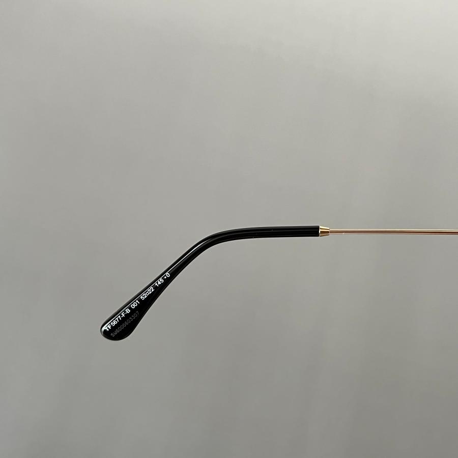 トムフォード メガネ アジアンフィット ブラック ゴールド 黒 金 かけやすい TOM FORD EYEWEAR 【並行輸入品】トムフォード メガネ スクエア