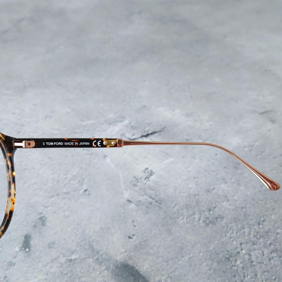 TOM FORD EYEWEAR メガネ トムフォード べっ甲柄 ゴールド チタン 日本