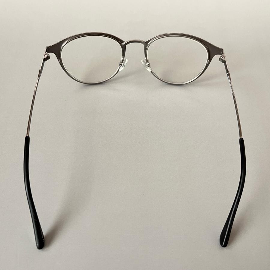 TOM FORD EYEWEAR メガネ トムフォード ボストン グレー メタル