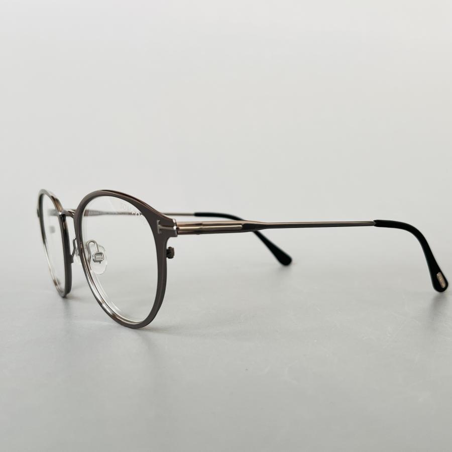 TOM FORD EYEWEAR メガネ トムフォード ボストン グレー メタル