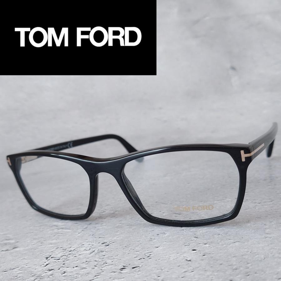 TOM FORD EYEWEAR メガネ トムフォード スクエア ブラック ゴールド