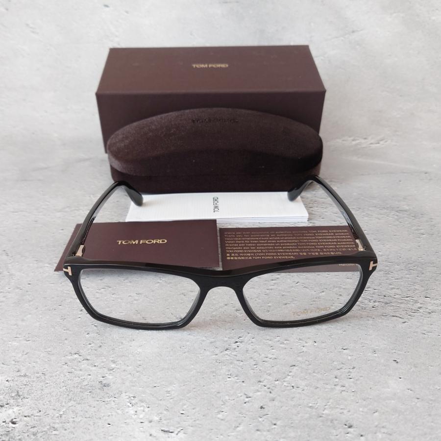 トムフォード メガネ スクエア ブラック ゴールド 黒 金 おしゃれ 男女兼用 TOM FORD EYEWEAR メガネ トムフォード スクエア ブラック ゴールド