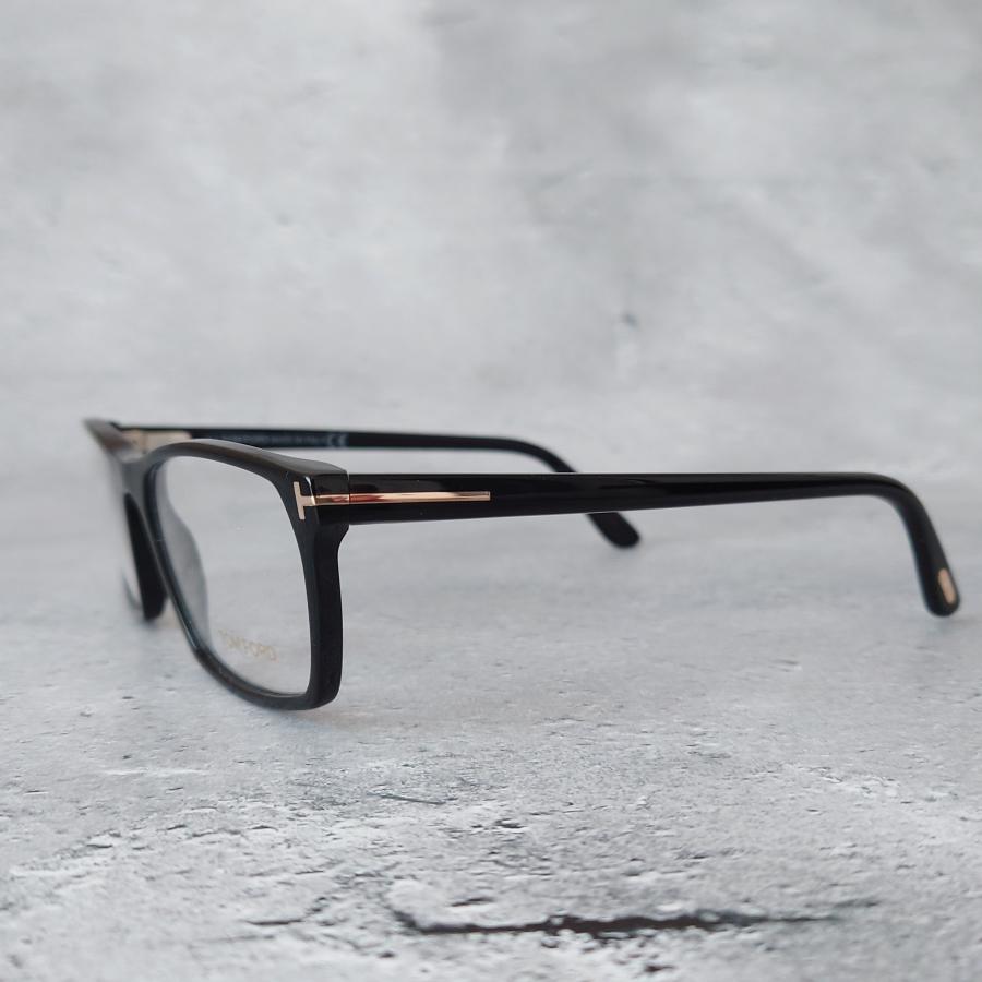 TOM FORD EYEWEAR メガネ トムフォード スクエア ブラック ゴールド