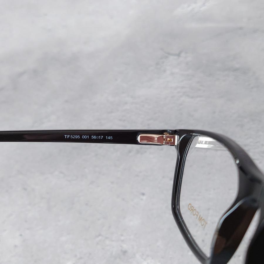 TOM FORD EYEWEAR メガネ トムフォード スクエア ブラック ゴールド