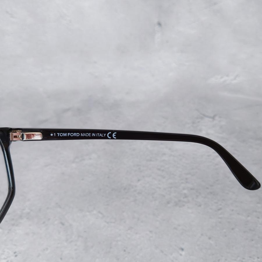 TOM FORD EYEWEAR メガネ トムフォード スクエア ブラック ゴールド