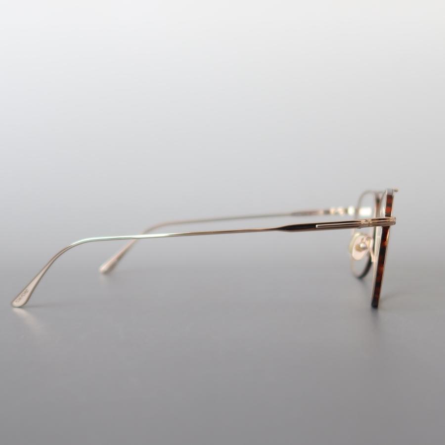 TOM FORD EYEWEAR メガネ トムフォード パイロット ゴールド ブラウン
