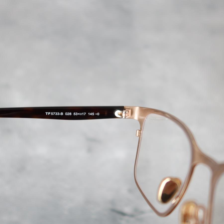 TOM FORD EYEWEAR メガネ トムフォード スクエア ゴールド ブラウン