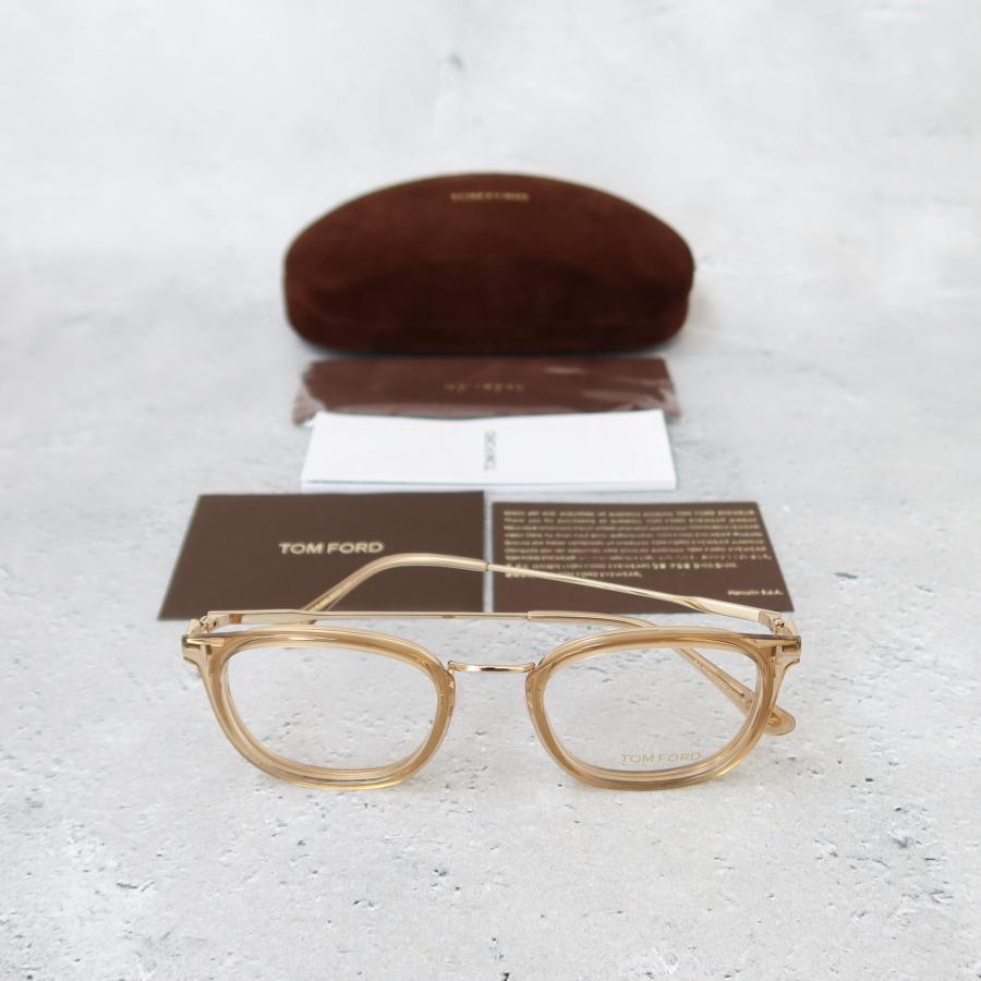 TOM FORD EYEWEAR メガネ トムフォード ボストン ブラウン シースルー