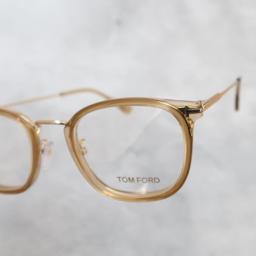 TOM FORD EYEWEAR メガネ トムフォード ボストン ブラウン シースルー