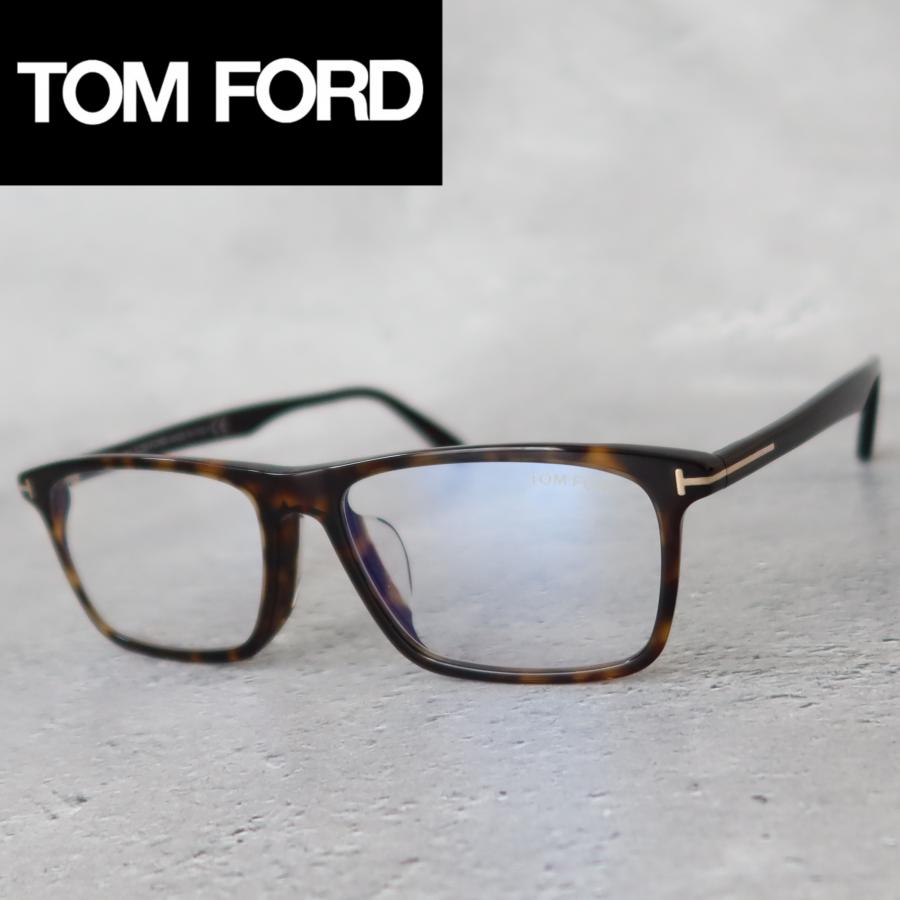 トムフォード メガネ ウェリントン アジアンフィット ブラウン べっ甲柄 黒 TOM FORD EYEWEAR メガネ トムフォード スクエア ブラウン 新品