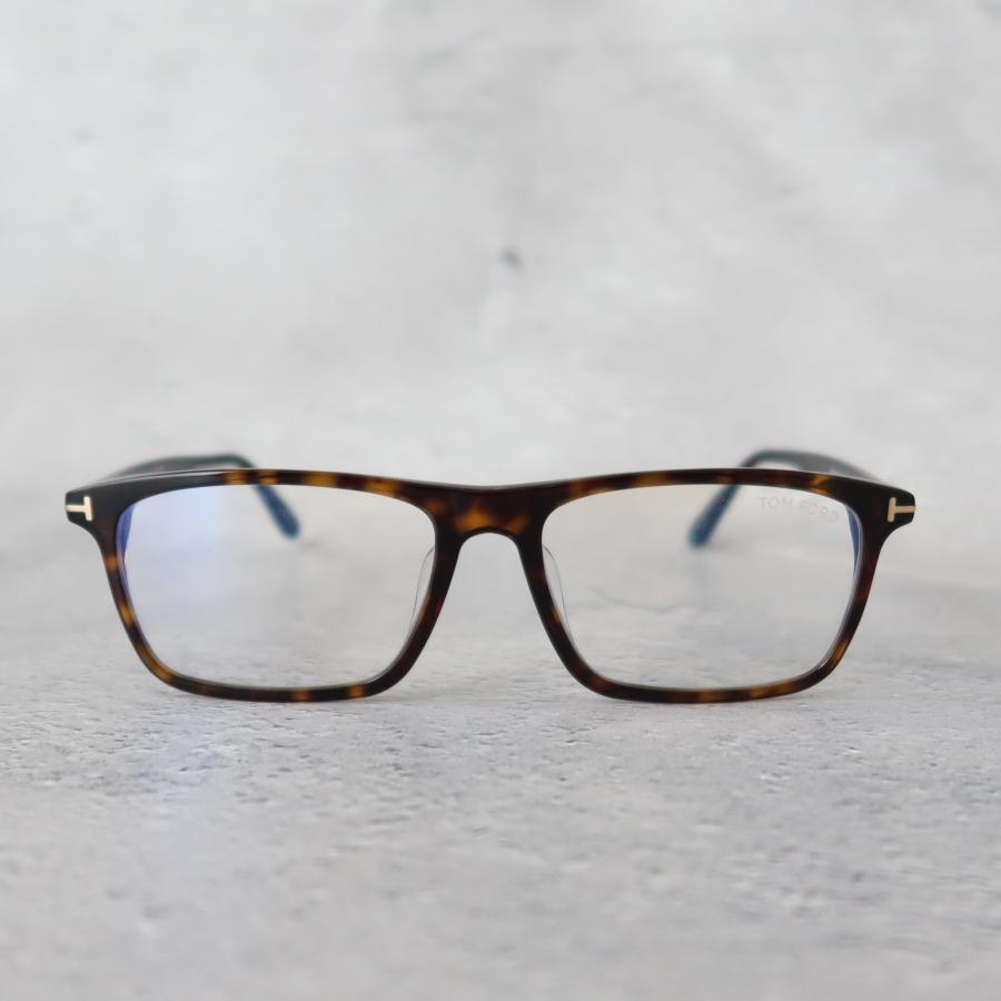TOM FORD EYEWEAR メガネ トムフォード スクエア ブラウン 新品