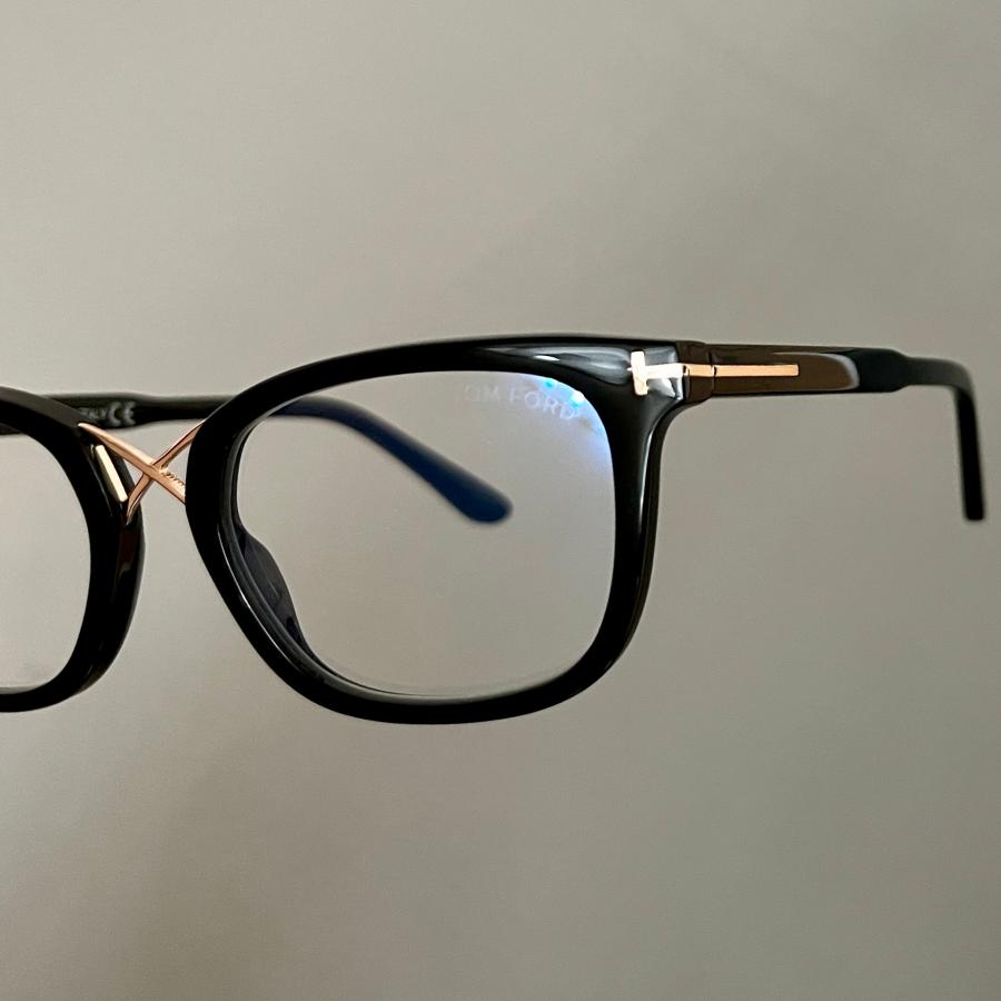 TOM FORD スクエアサングラス ブラック/ゴールド トムフォード TOM FORD サングラス レディース メンズ （ブラック