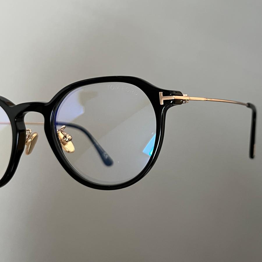 トムフォード メガネ ボストン アジアンフィット ブラック ゴールド 黒 金 TOM FORD EYEWEAR 【並行輸入品】トムフォード メガネ アジアン