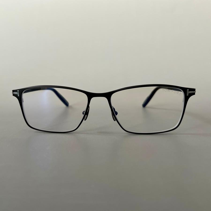 【並行輸入品】トムフォード メガネ TOM FORD スクエア FT5935 マットブラック 黒 眼鏡 チタン ブルーライトカット 新品 軽い 日本製 国産 スタイリッシュ 爆買の画像