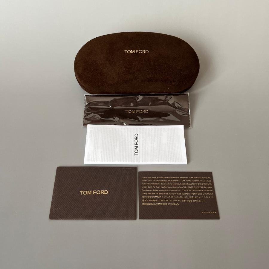 トムフォード メガネ ウェリントン ブラウン シルバー アジアンフィット 茶 銀 TOM FORD EYEWEAR トムフォード メガネ ハーフリム FT5611 新品