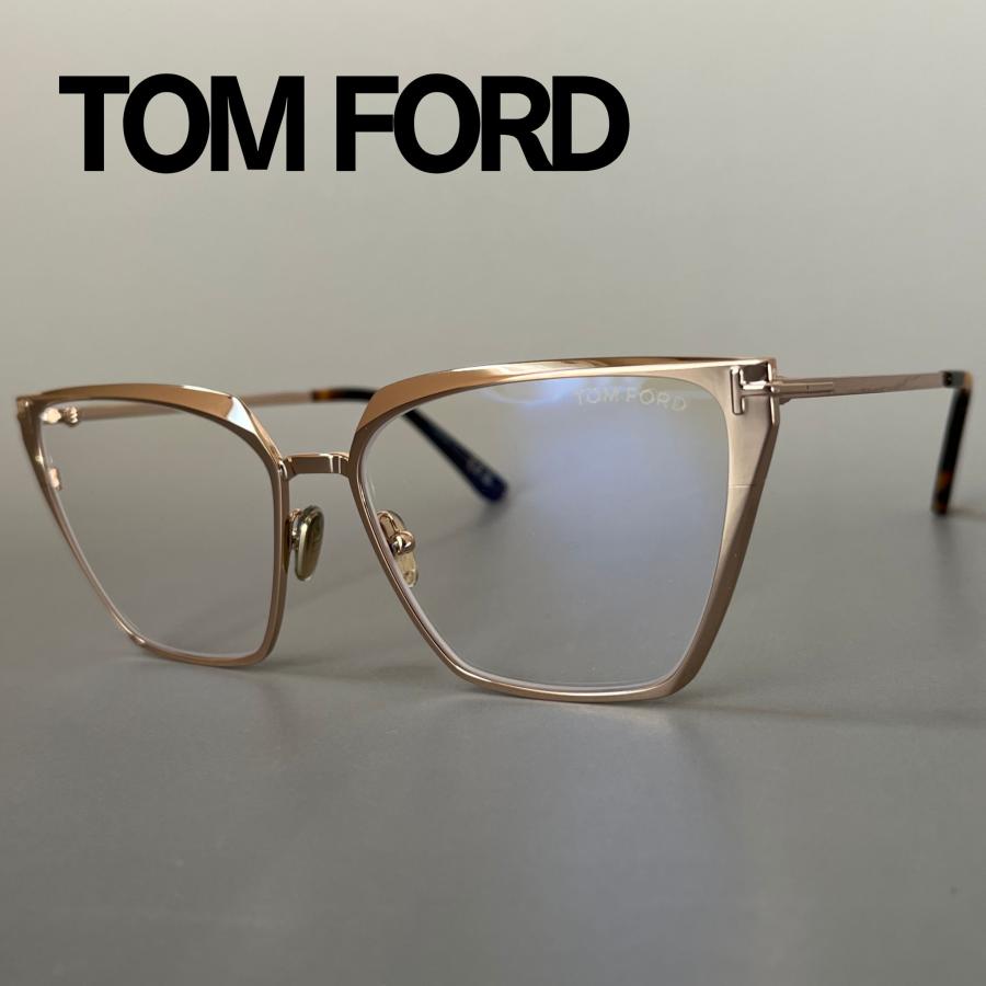 TOM FORD トムフォード KARINA カリーナ インターナショナルフィット キャットアイフレーム Tマークメタルパーツフレーム サングラス アイウェア 眼鏡 ブラウン TF174 TOM FORD（トムフォード） カリーナ インターナショナルフィット