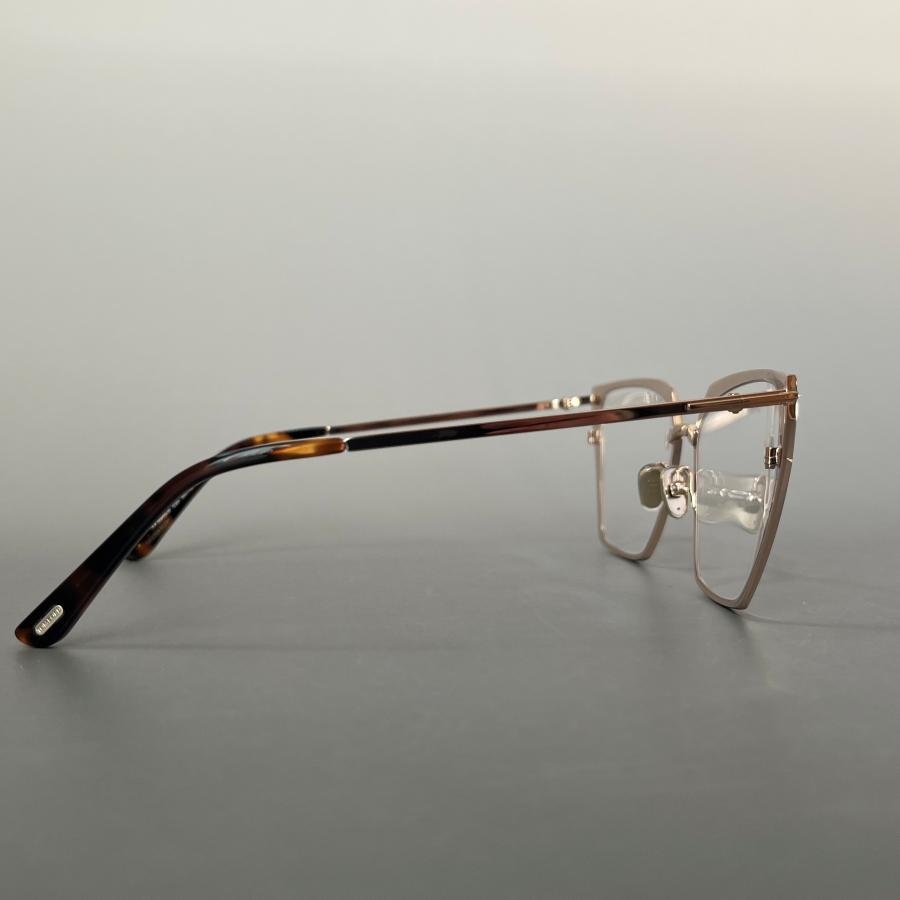 トムフォード メガネ キャットアイ ゴールド ブラウン 金 メタル フレーム TOM FORD EYEWEAR 【並行輸入品】トムフォード メガネ キャットアイ
