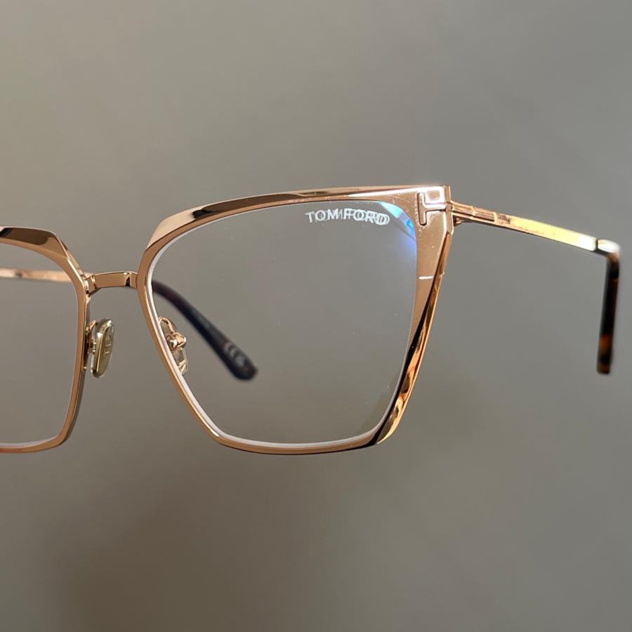 トムフォード メガネ キャットアイ ゴールド 金 ブラウン メタル フレーム TOM FORD EYEWEAR 【並行輸入品】トムフォード メガネ キャットアイ
