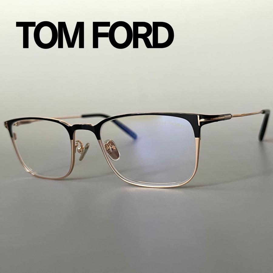 トムフォード メガネ ブラック ゴールド メタル 黒 金 チタン 日本製 軽い TOM FORD EYEWEAR 【並行輸入品】トムフォード メガネ メタル FT5929