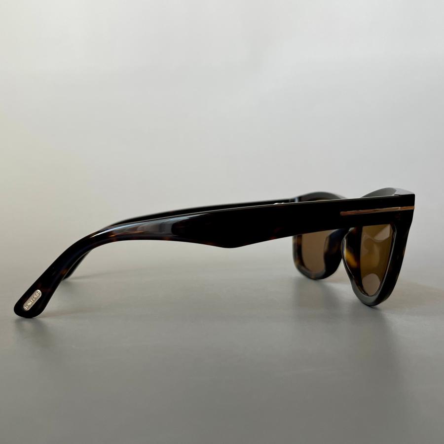 【並行輸入品】トムフォード サングラス TOM FORD ウェリントン FT1076 新品 ブラウン 茶 イタリア製 男女兼用 スタイリッシュ カジュアルの画像